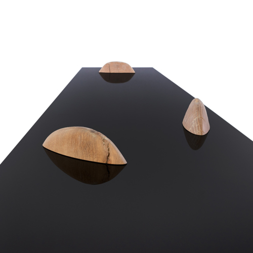 Eisberg Entry Table by Facet Furniture - Glossy Black Table